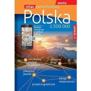 Atlas samochodowy Polski 1:300 000. Wydanie 2021