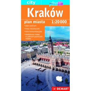 Kraków - plan miasta (plastik)