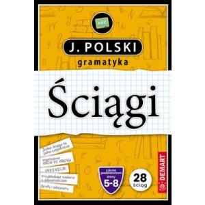 Ściągi. Karty edukacyjne. Język polski, gramatyka. Klasy 5-8