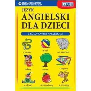 Język angielski dla dzieci z kolorowymi naklejkami wyd. 2017