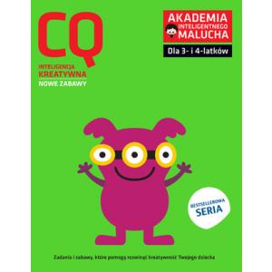 CQ-Inteligencja kreatywna dla 3-4 latków nowe zabawy z poradami psychologa. Książka z naklejkami.