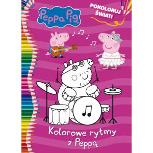 Peppa Pig. Pokoloruj świat cz.2 Kolorowe rytmy z Peppą