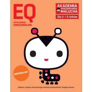 EQ-Inteligencja emocjonalna dla 2-3 latków z poradami psychologa. Książka z naklejkami