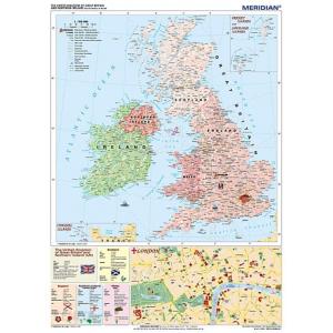 Mapa ścienna. British Isles Political, The