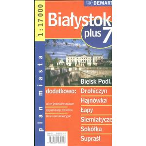 Białystok plus 7 plan miasta