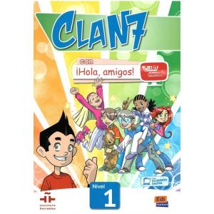 Clan 7 con Hola amigos 1 podręcznik + zawartość online
