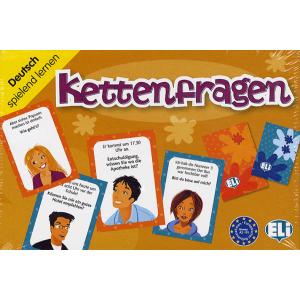 Gra językowa Niemiecki Kettenfragen. Opr. karton