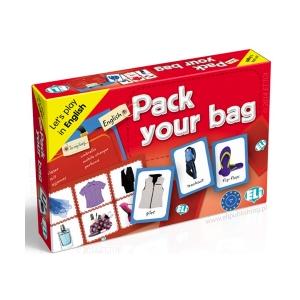 Gra językowa Angielski Pack your bag. Opr. karton