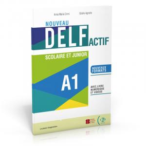 Nouveau DELF Actif scolaire et junior A1 + livre numerique et videos /2022/