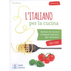 L'Italiano per la cucina książka + audio online A2/B1