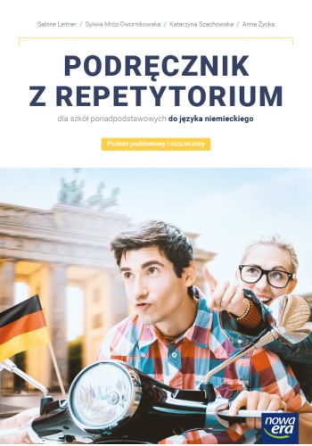 Podręcznik z repetytorium dla szkół ponadpodstawowych do języka niemieckiego. Wydawnictwo Nowa Era