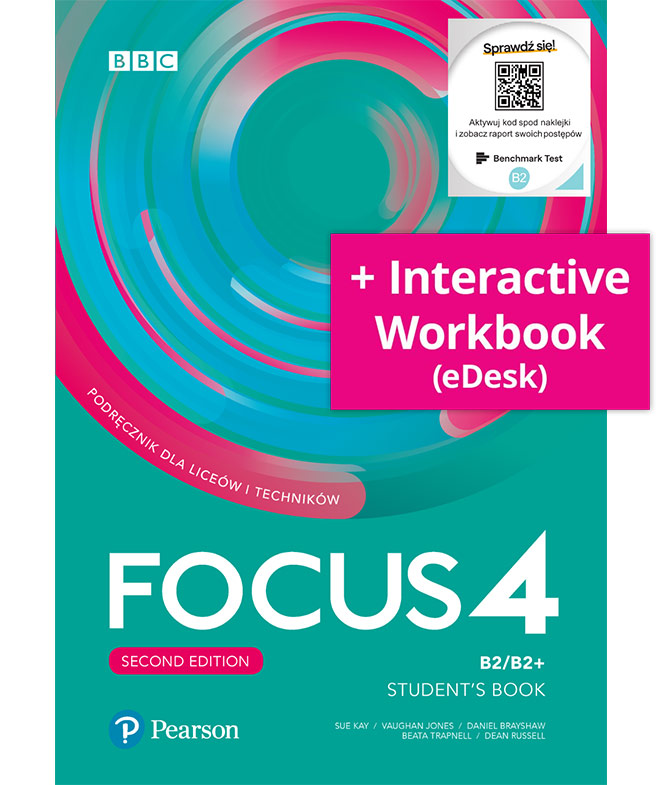 Focus Second Edition 4. Student’s Book + Benchmark + Kod (Interactive EBook + Interactive ...